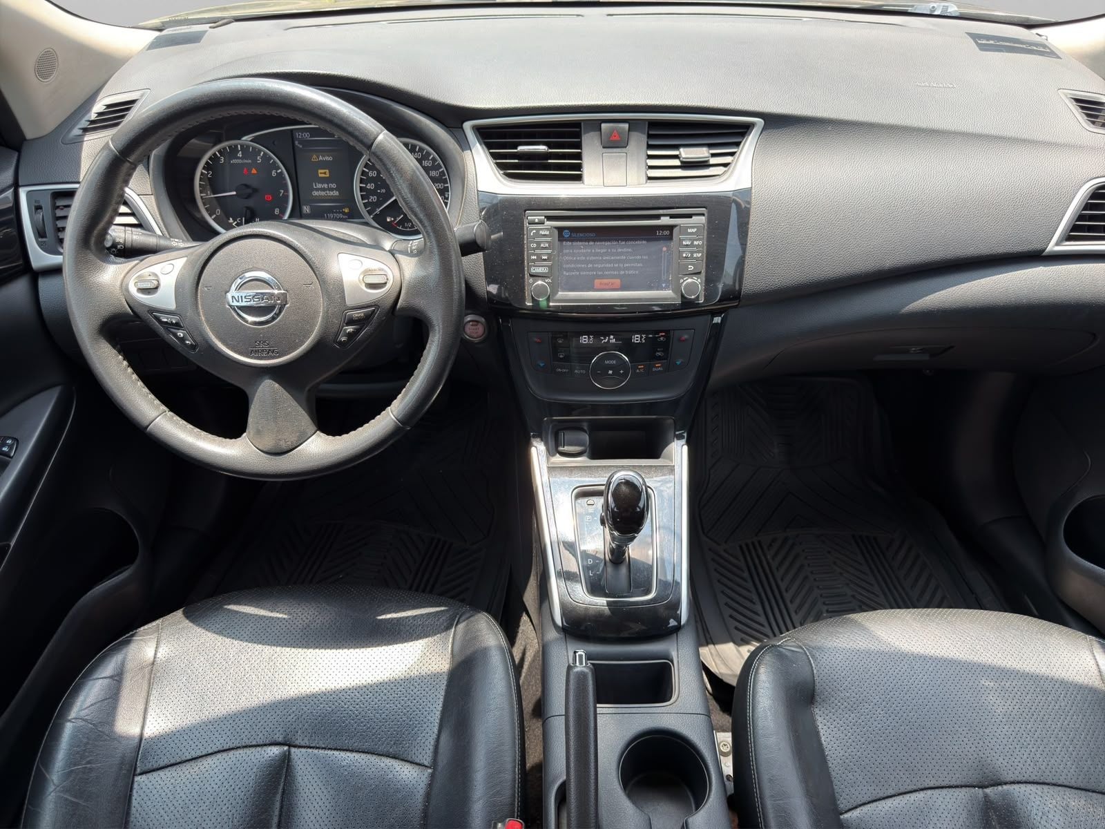 2017 Nissan SENTRA 4 PTS EXCLUSIVE CVT AAC AUT GPS PIEL QC F LED RA-17