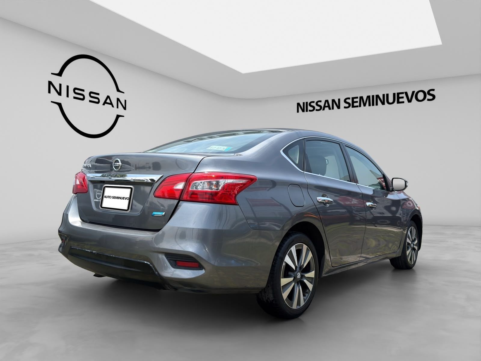 2017 Nissan SENTRA 4 PTS EXCLUSIVE CVT AAC AUT GPS PIEL QC F LED RA-17