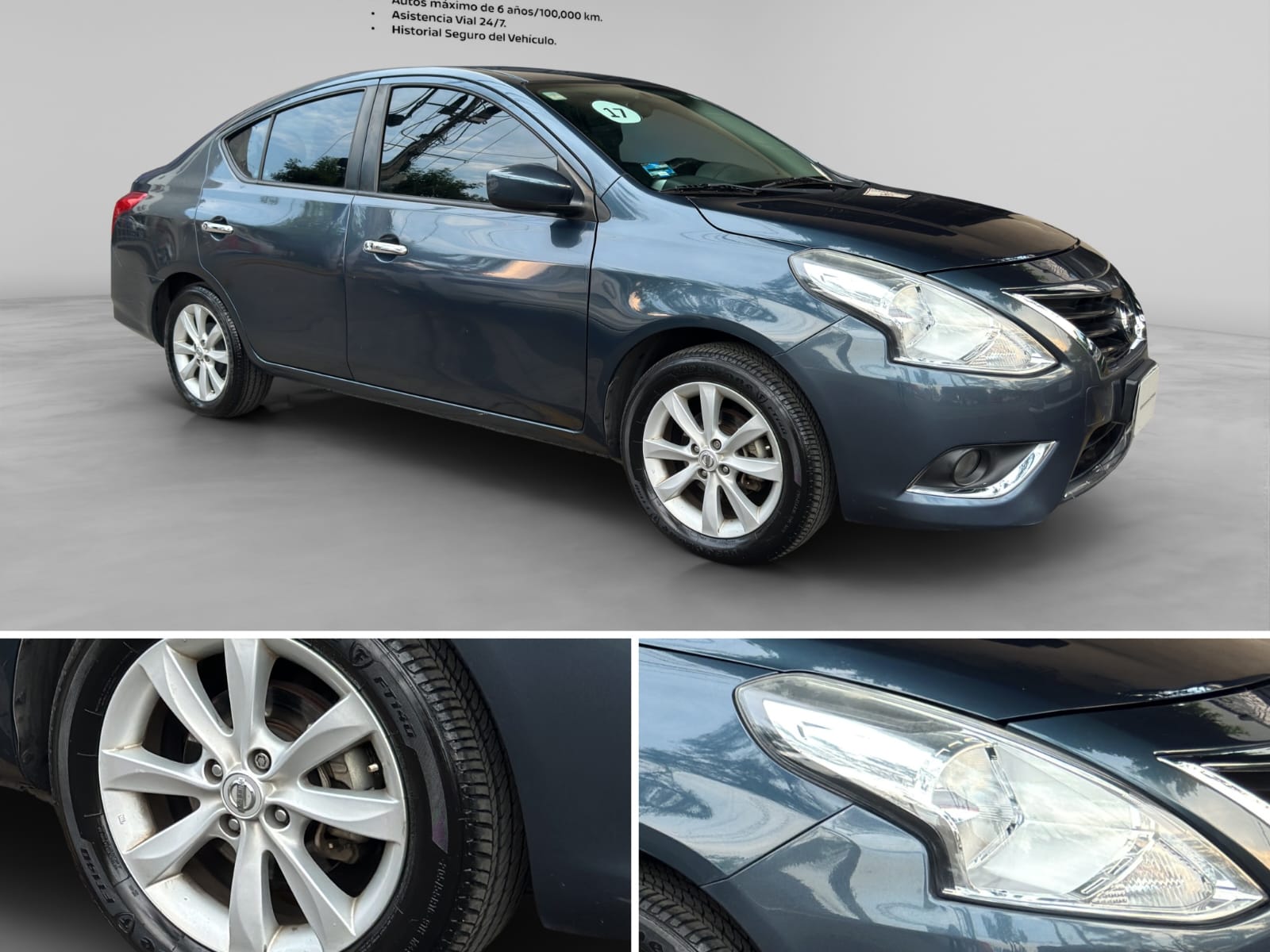 2017 Nissan VERSA 4 PTS ADVANCE TA AAC VE F NIEBLA RA-15