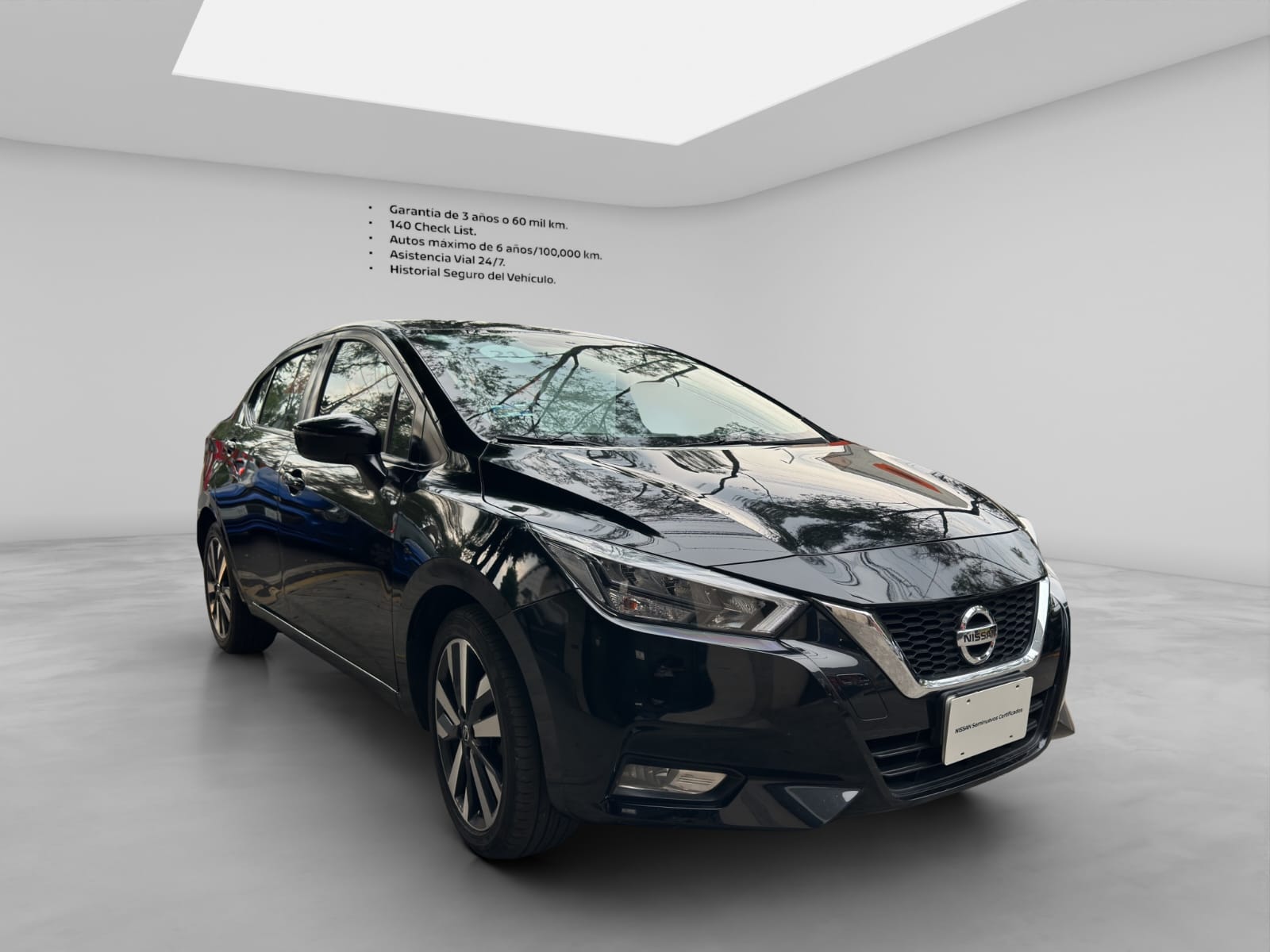 2021 Nissan VERSA 4 PTS EXCLUSIVE CVT AAC AUT VE PIEL GPS F NIEBLA RA-17