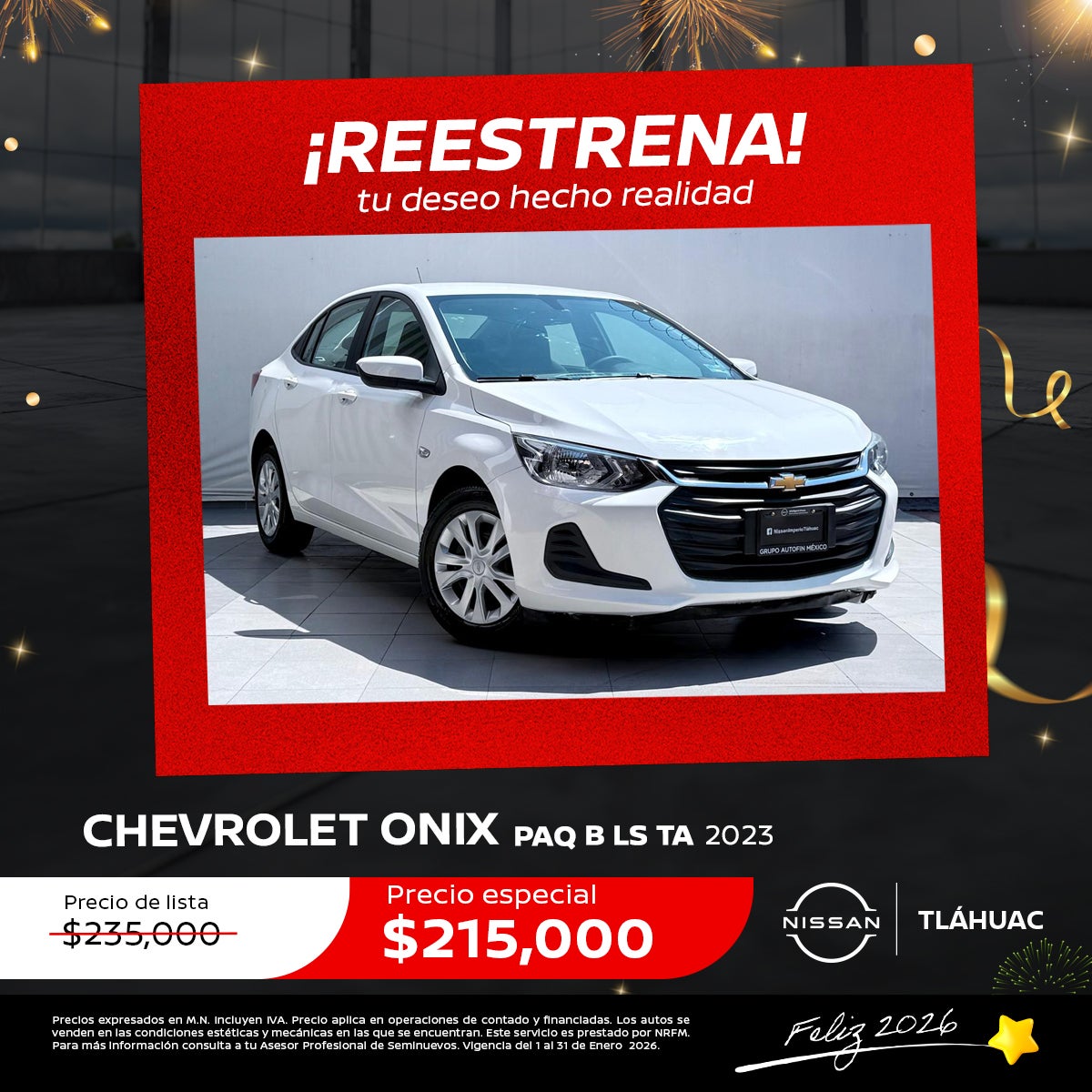 CHEVROLET ÓNIX PAQ B LS TA 2023